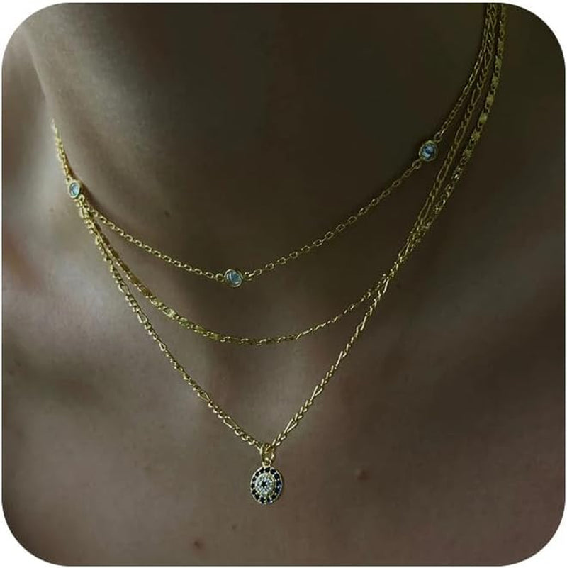  Pendant Choker Necklaces Trendy Jewelry Set Gifts