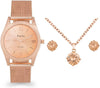 Necklace Earrings Gift Set with Cubic Zirconia Stones