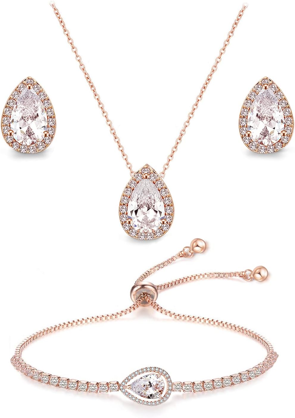 Earrings Necklace Jewelry Set