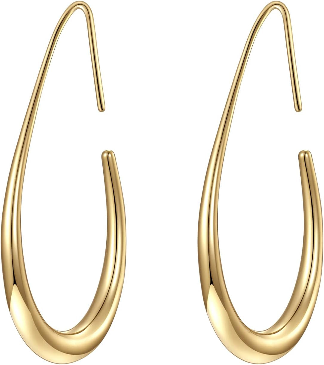 Glimmering Oval Drops
