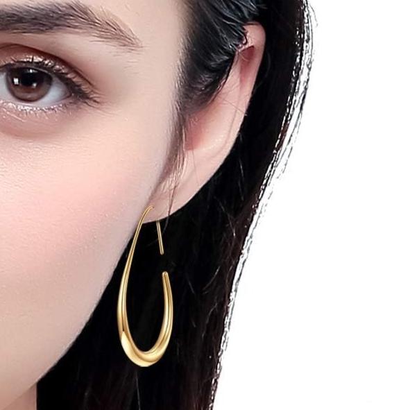 Glimmering Oval Drops