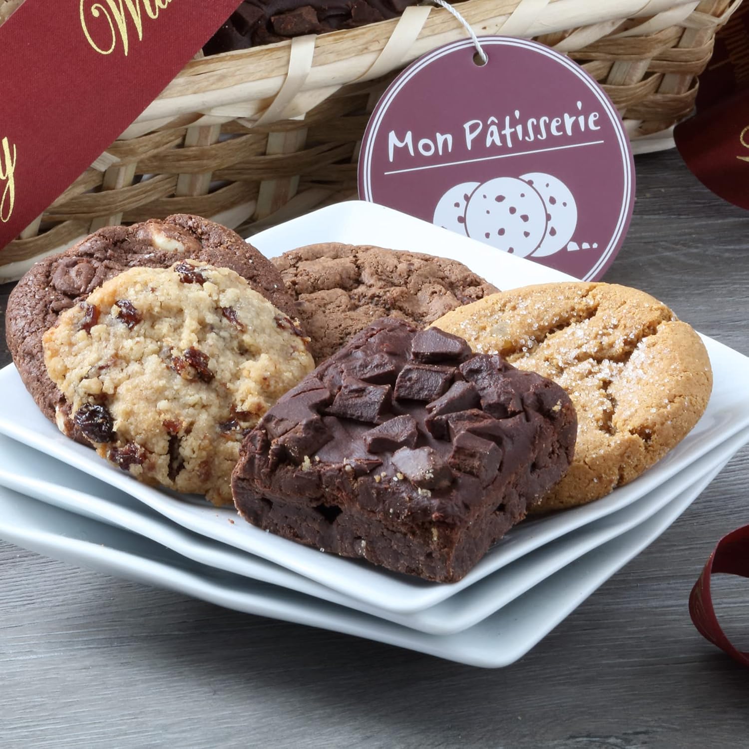 Gourmet Cookies Gift Basket Bakery Sweets 