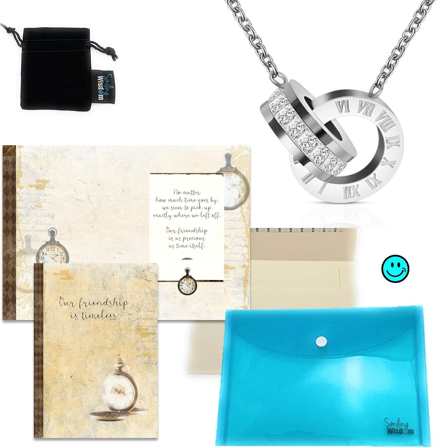 Double Circle Necklace Gift Set