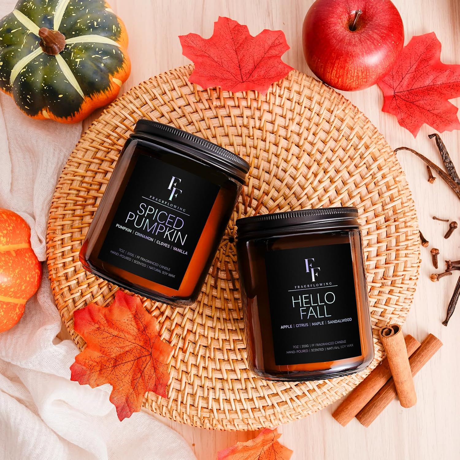 Fall Candles Set