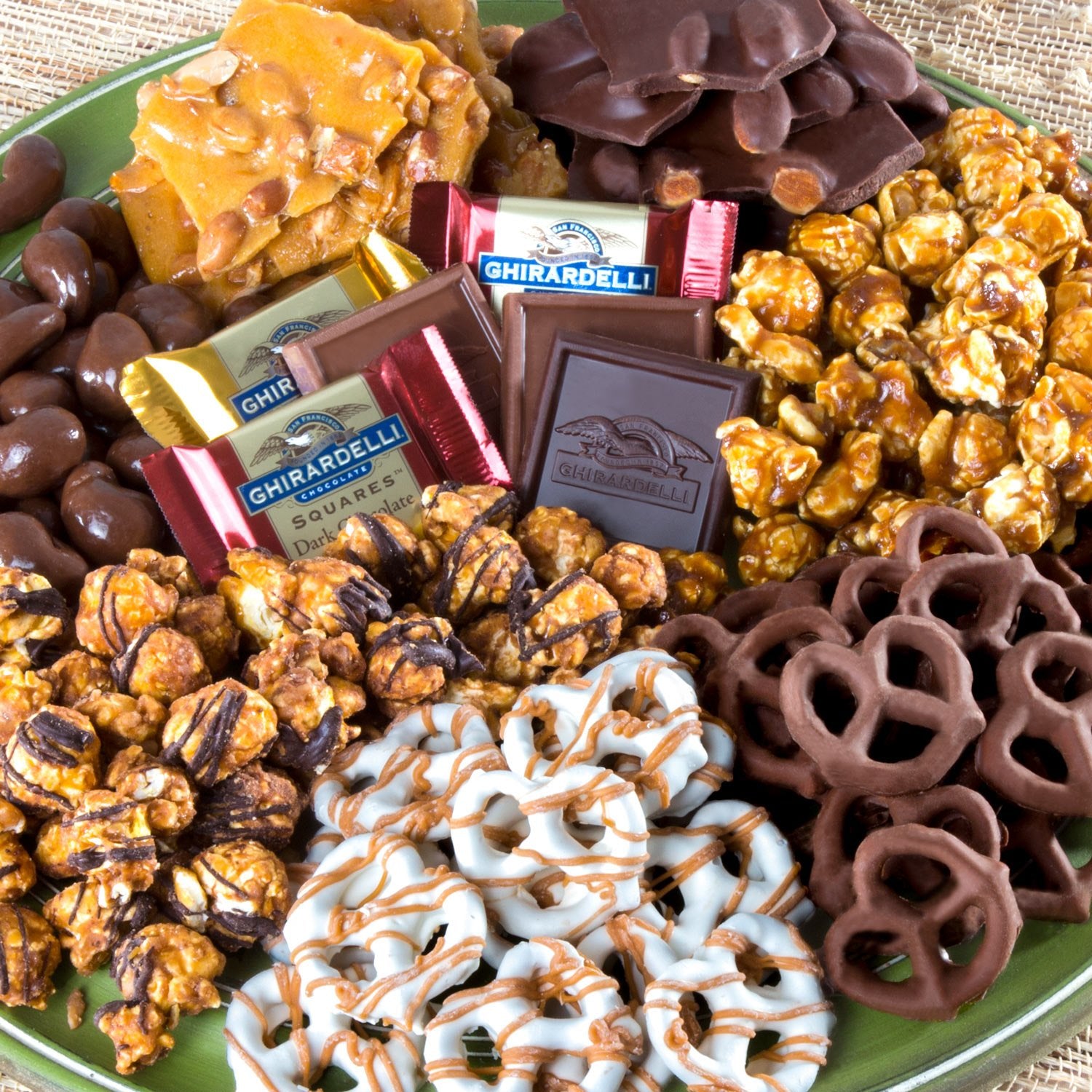 Caramel and Crunch Grand Gift Basket with Snacks