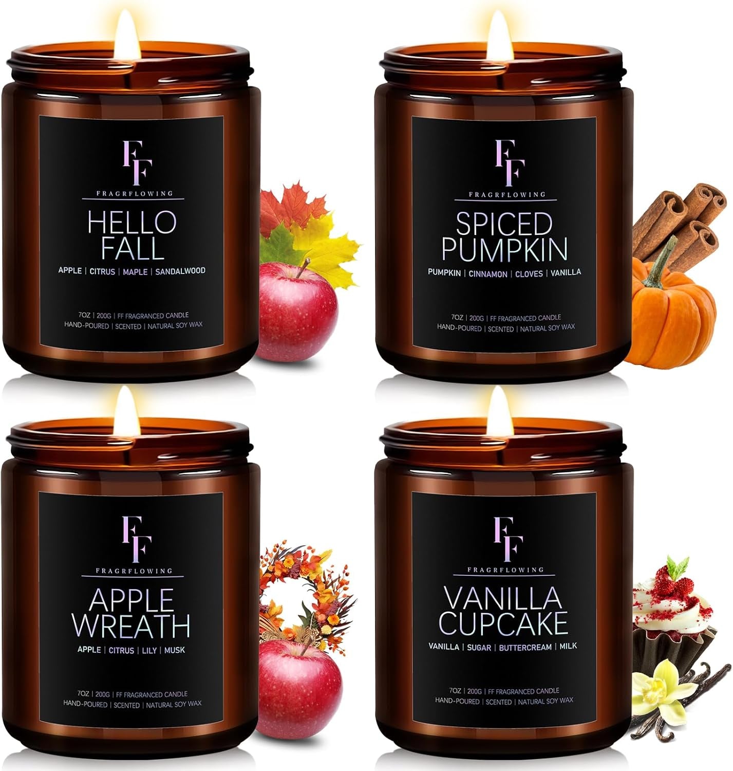 Fall Candles Set